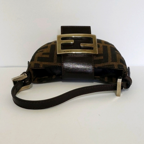 Fendi Zucca Canvas Micro Croissant Bag - Picture 8 of 16